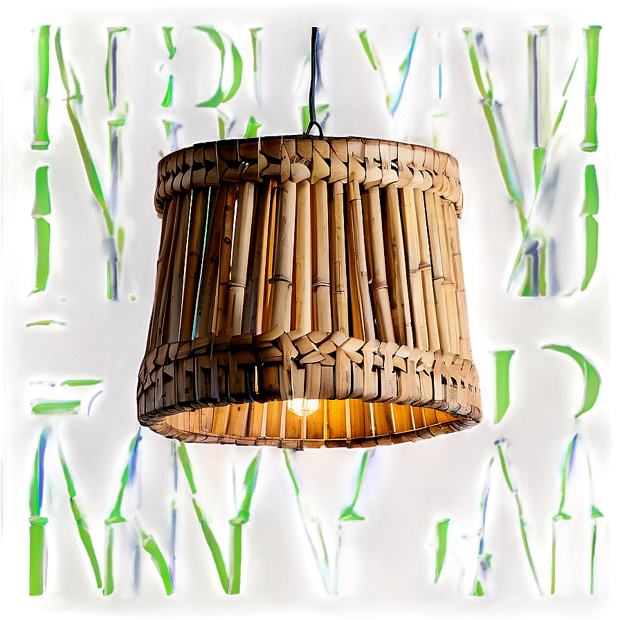 Bamboo Light Fixture Png Amv26 PNG Image