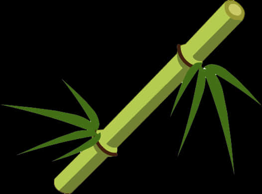 Bamboo Stick Illustration PNG Image