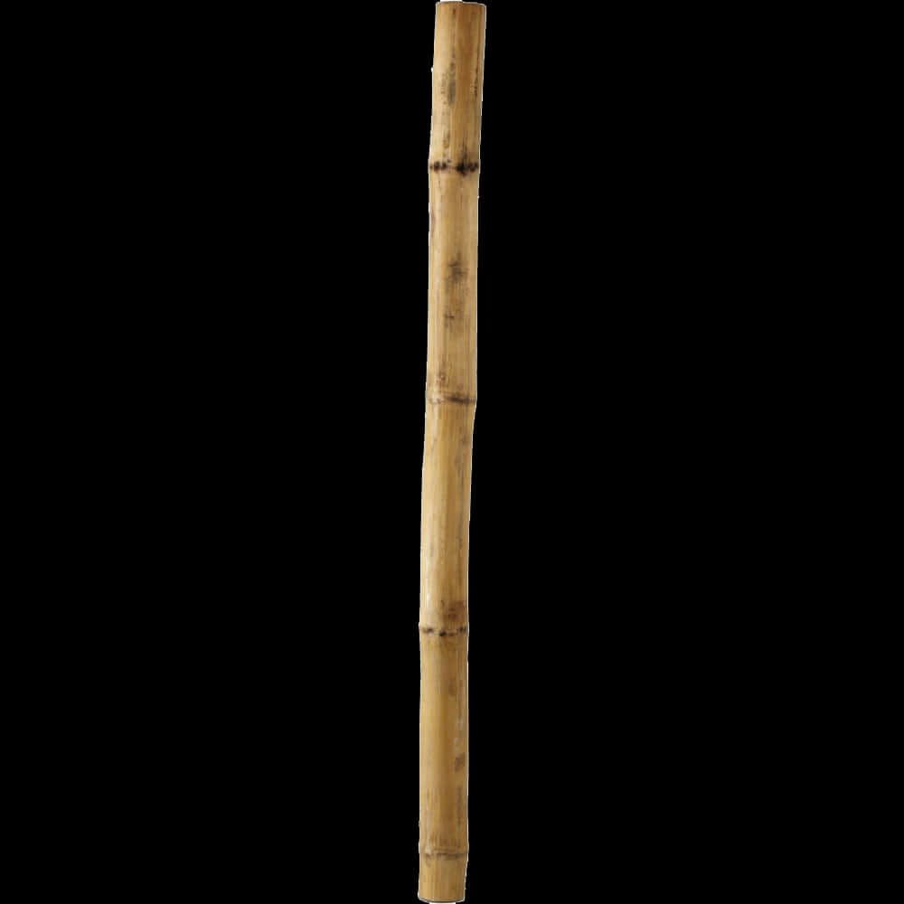 Bamboo Stick Isolatedon Black PNG Image