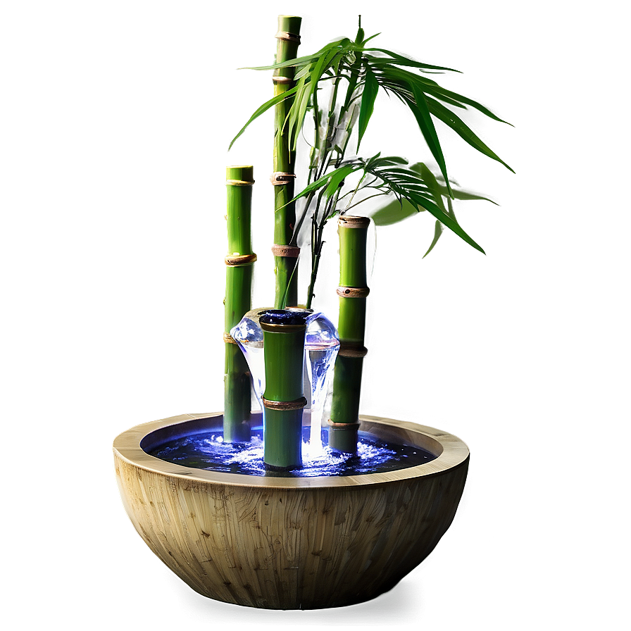 Bamboo Zen Fountain Png 06122024 PNG Image