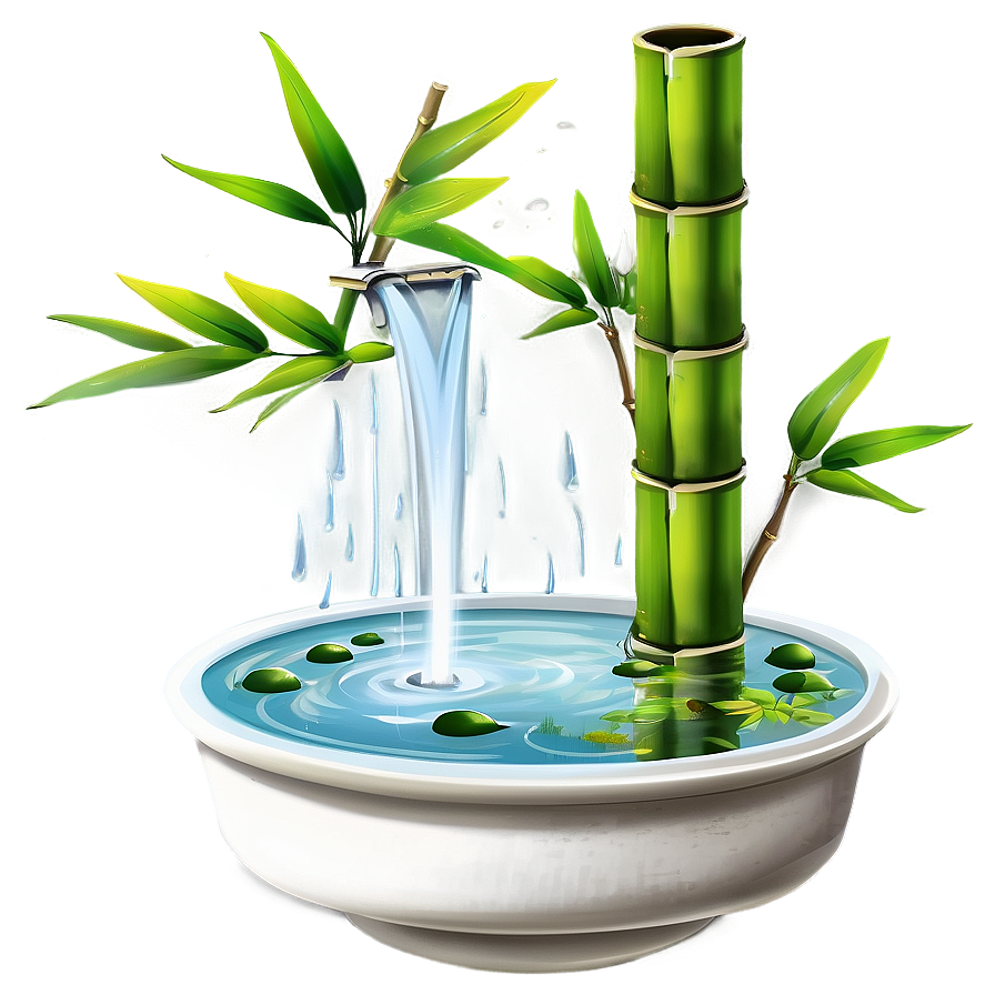 Bamboo Zen Fountain Png Pnu30 PNG Image