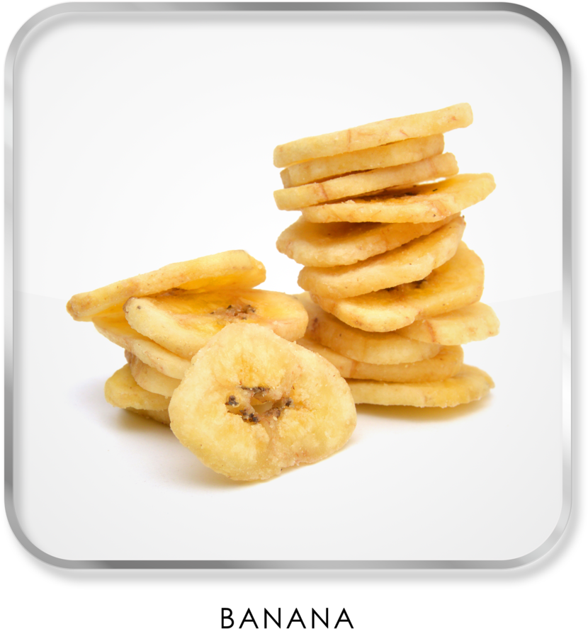 Banana Chips Dry Fruit Snack PNG Image