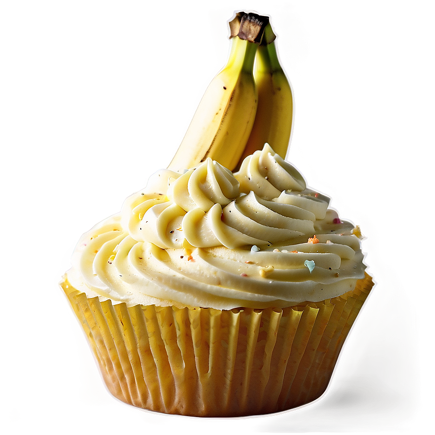 Banana Cupcakes Png Gix32 PNG Image