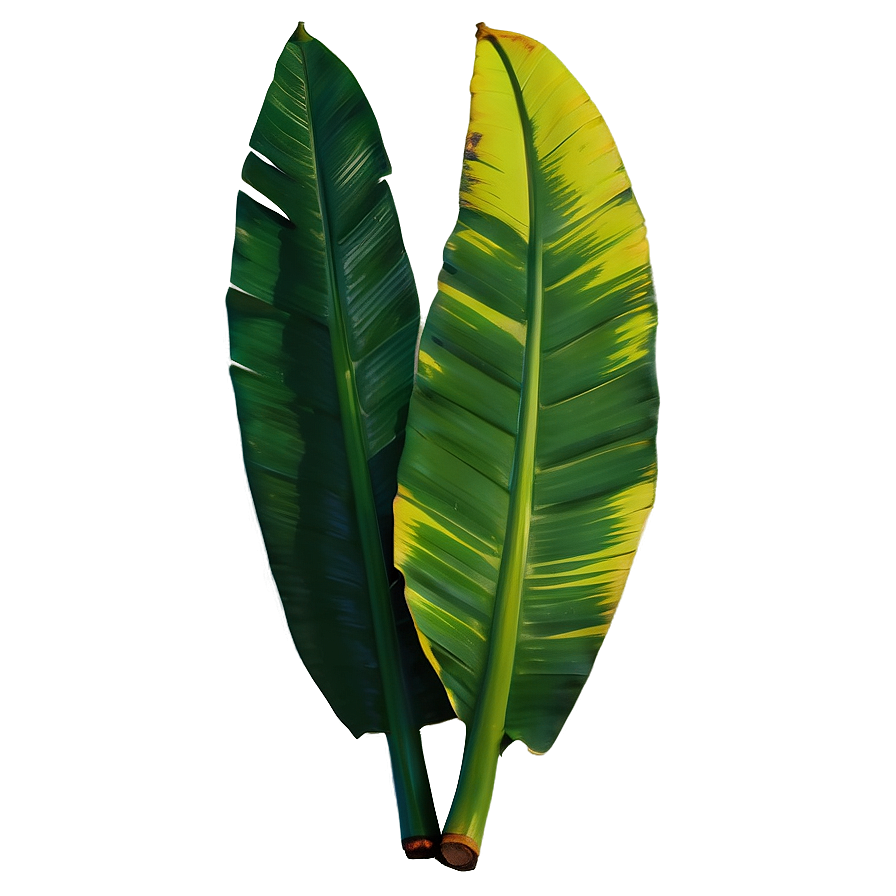 Banana Leaf Silhouette Png 06232024 PNG Image