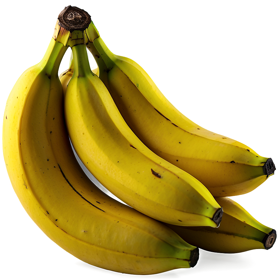 Banana With Leaves Png 06132024 PNG Image