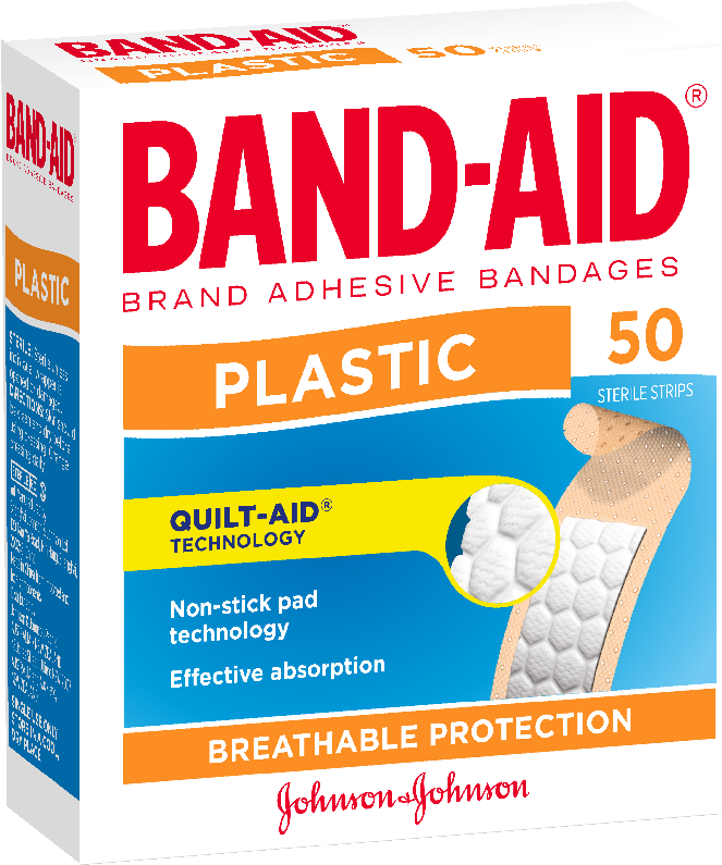 Band Aid Adhesive Bandages Box PNG Image