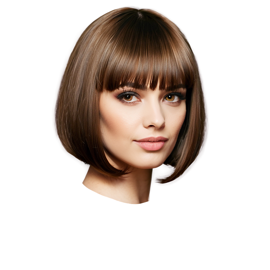 Bangs And Bob Cut Png 51 PNG Image