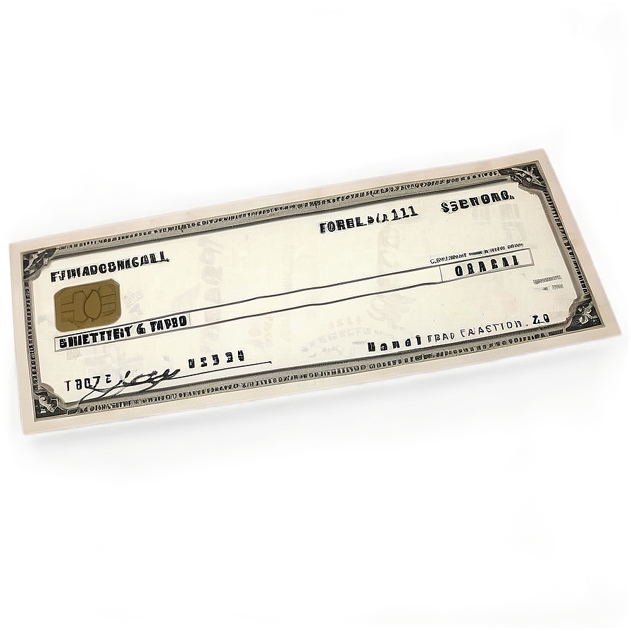 Bank Check Background Png Ihj PNG Image