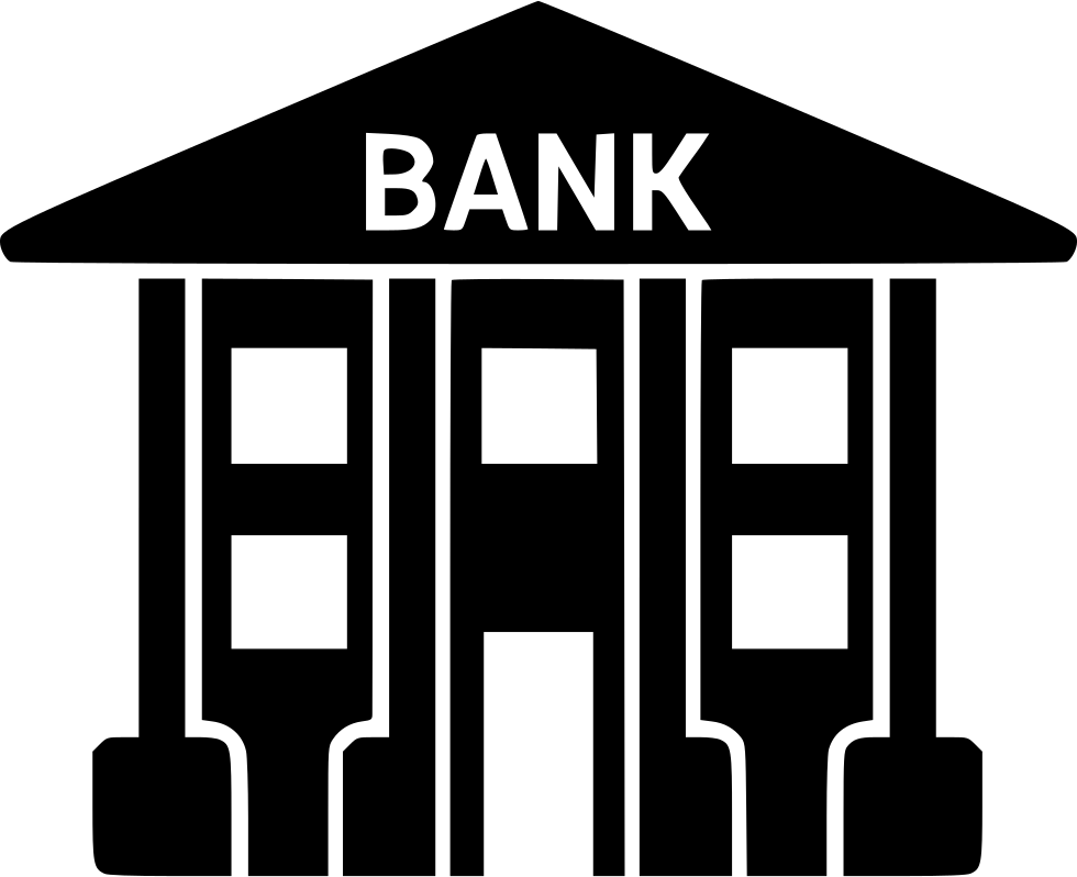 Bank Icon Simple Design PNG Image