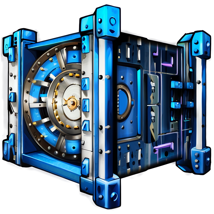 Bank Vault Blueprint Png 06262024 PNG Image