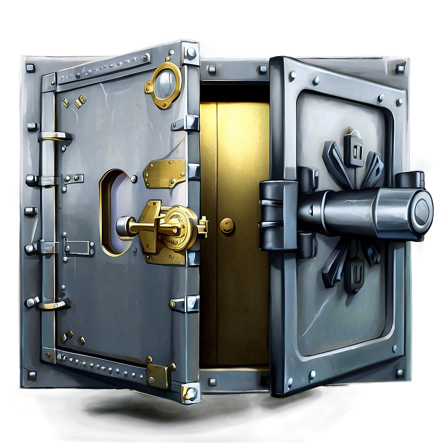 Bank Vault Entrance Png 06262024 PNG Image