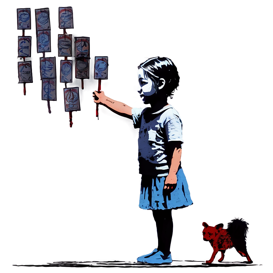 Banksy Follow Your Dreams Cancelled Png Qsd PNG Image