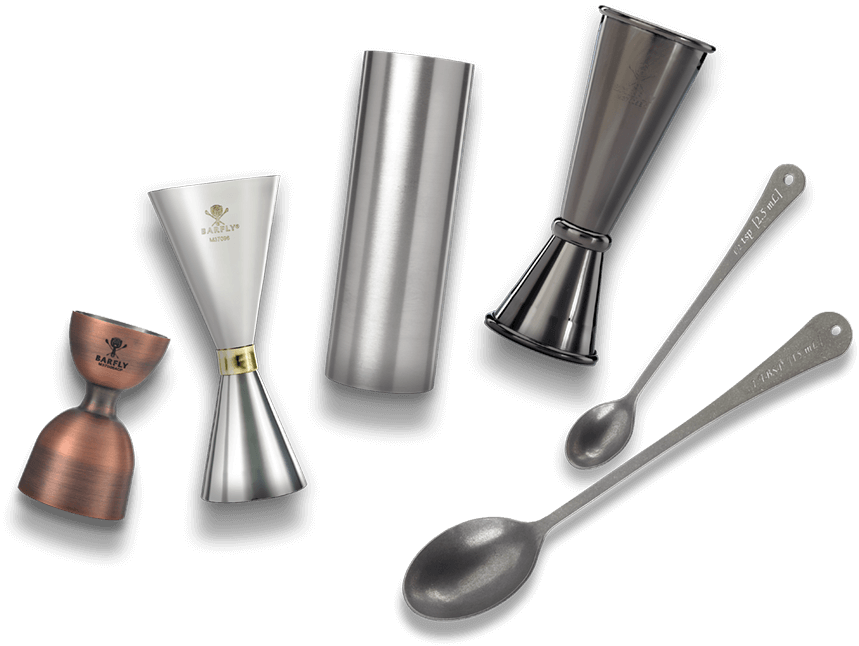 Bar Toolsand Spoons Set PNG Image