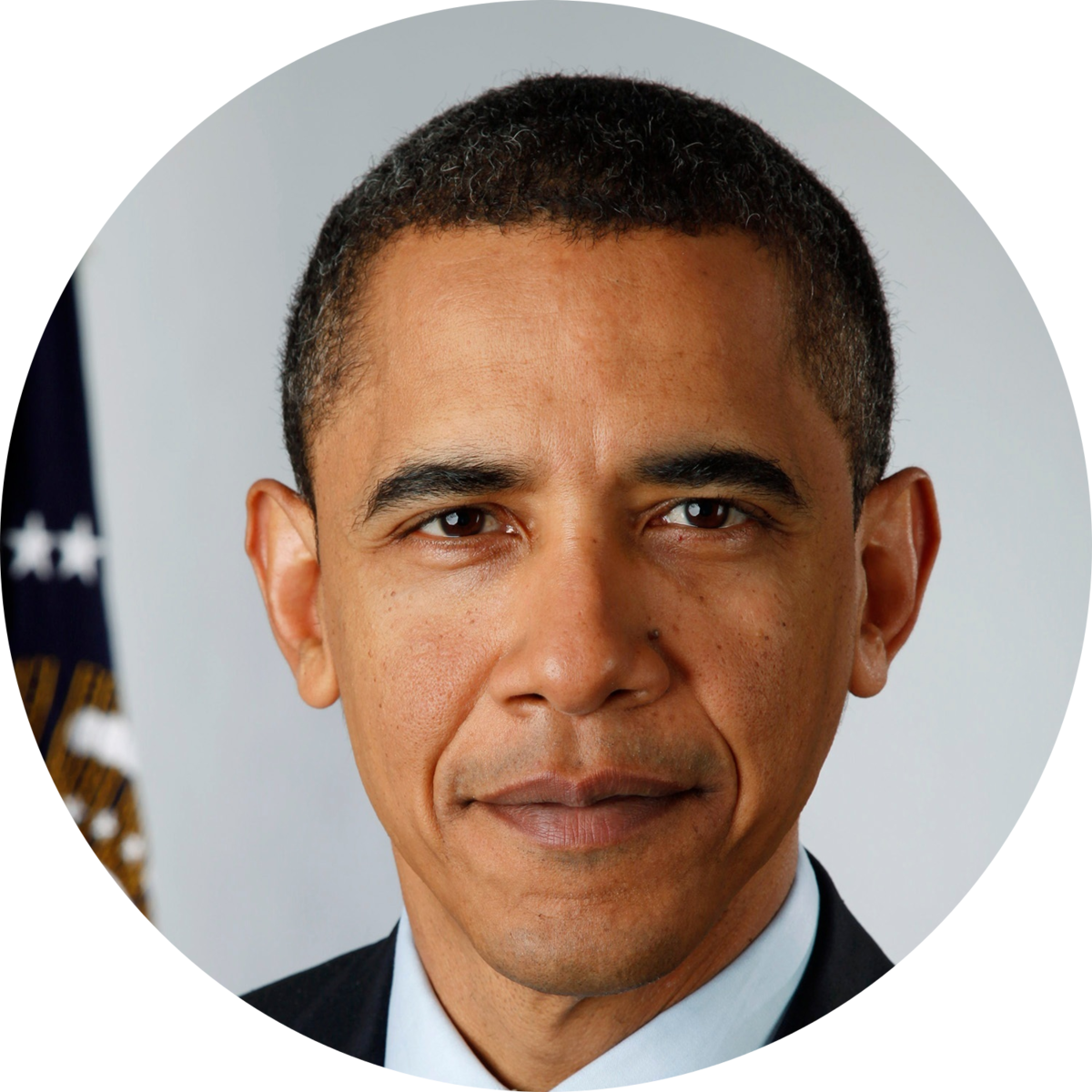 Barack Obama Portrait PNG Image