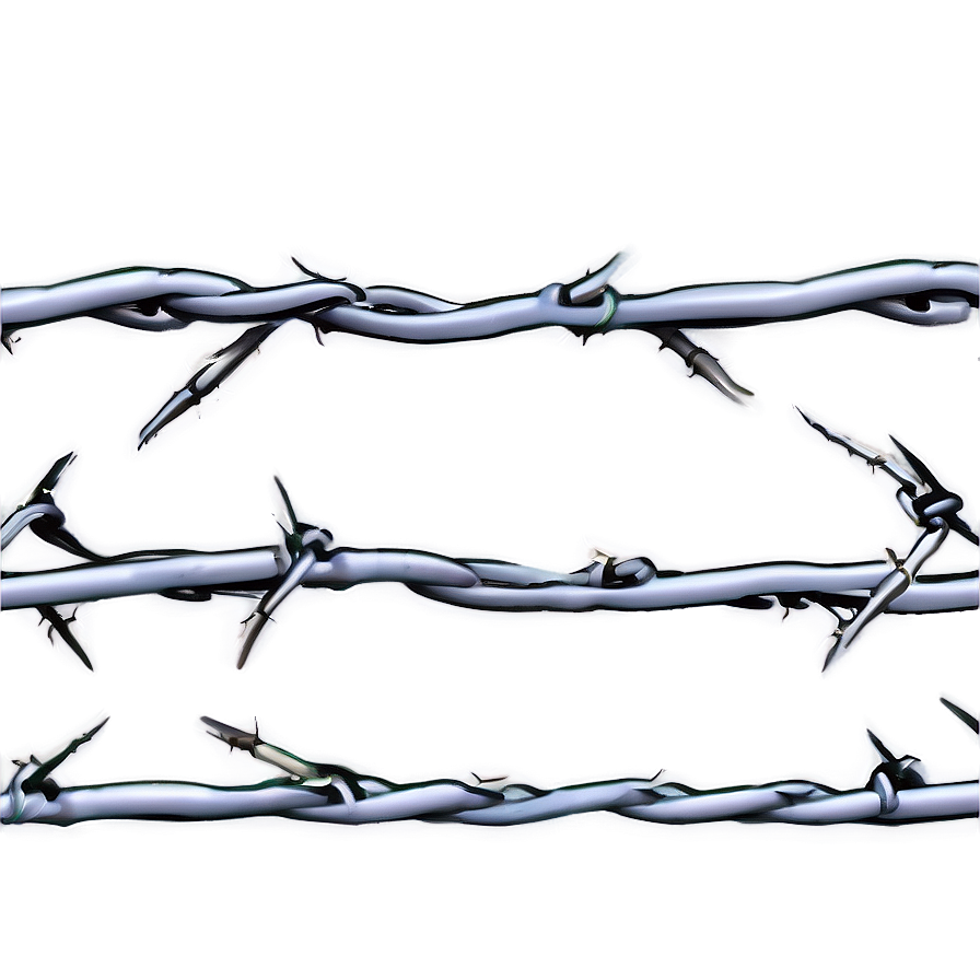 Barbed Wire Barrier Png 05252024 PNG Image