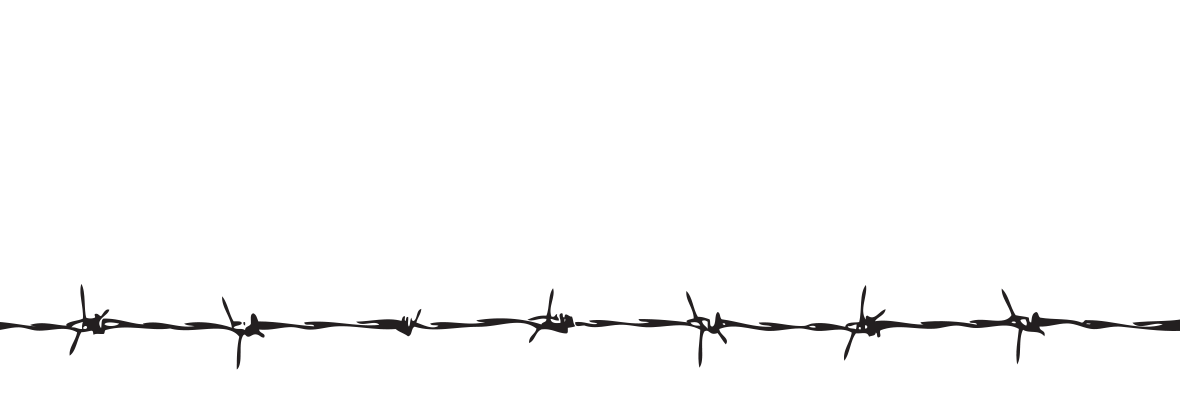 Barbed Wire Silhouette PNG Image