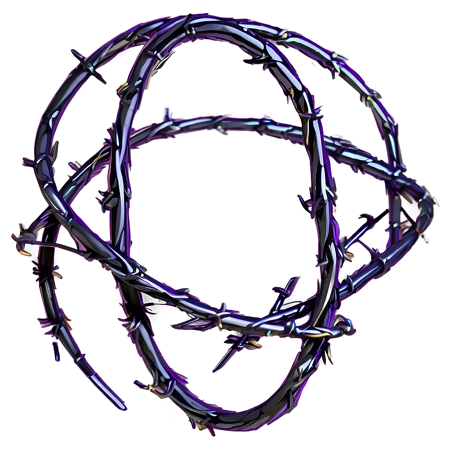 Barbed Wire Swirl Png Skd PNG Image