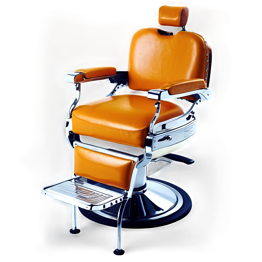 Barber Chair With Backrest Png Dax PNG Image