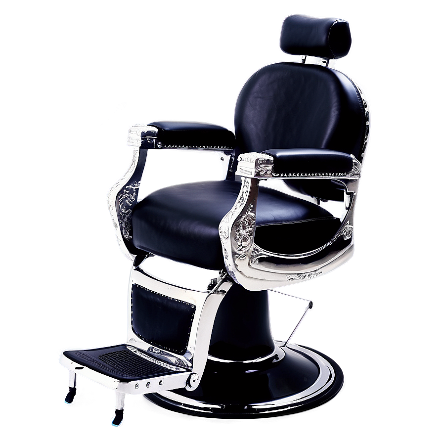 Barber Chair With Round Base Png 06282024 PNG Image