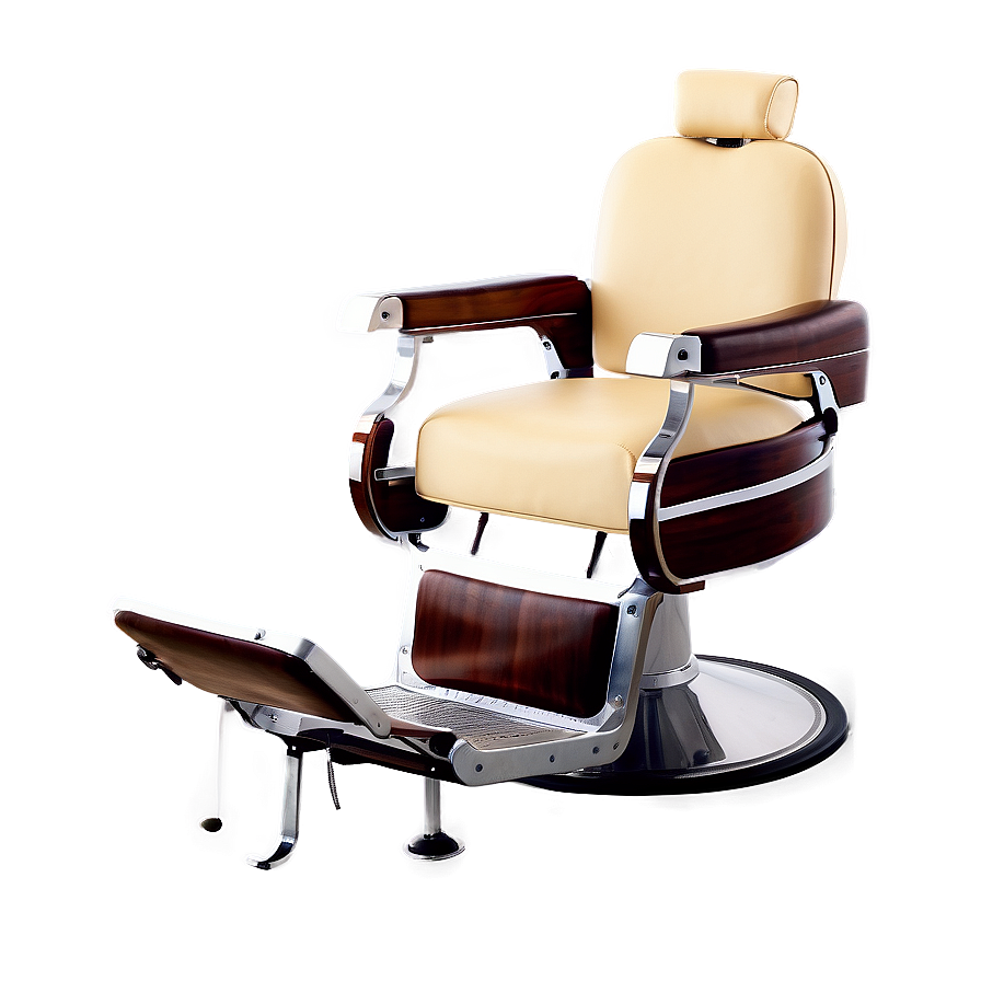 Barber Chair With Sturdy Construction Png Lgs PNG Image