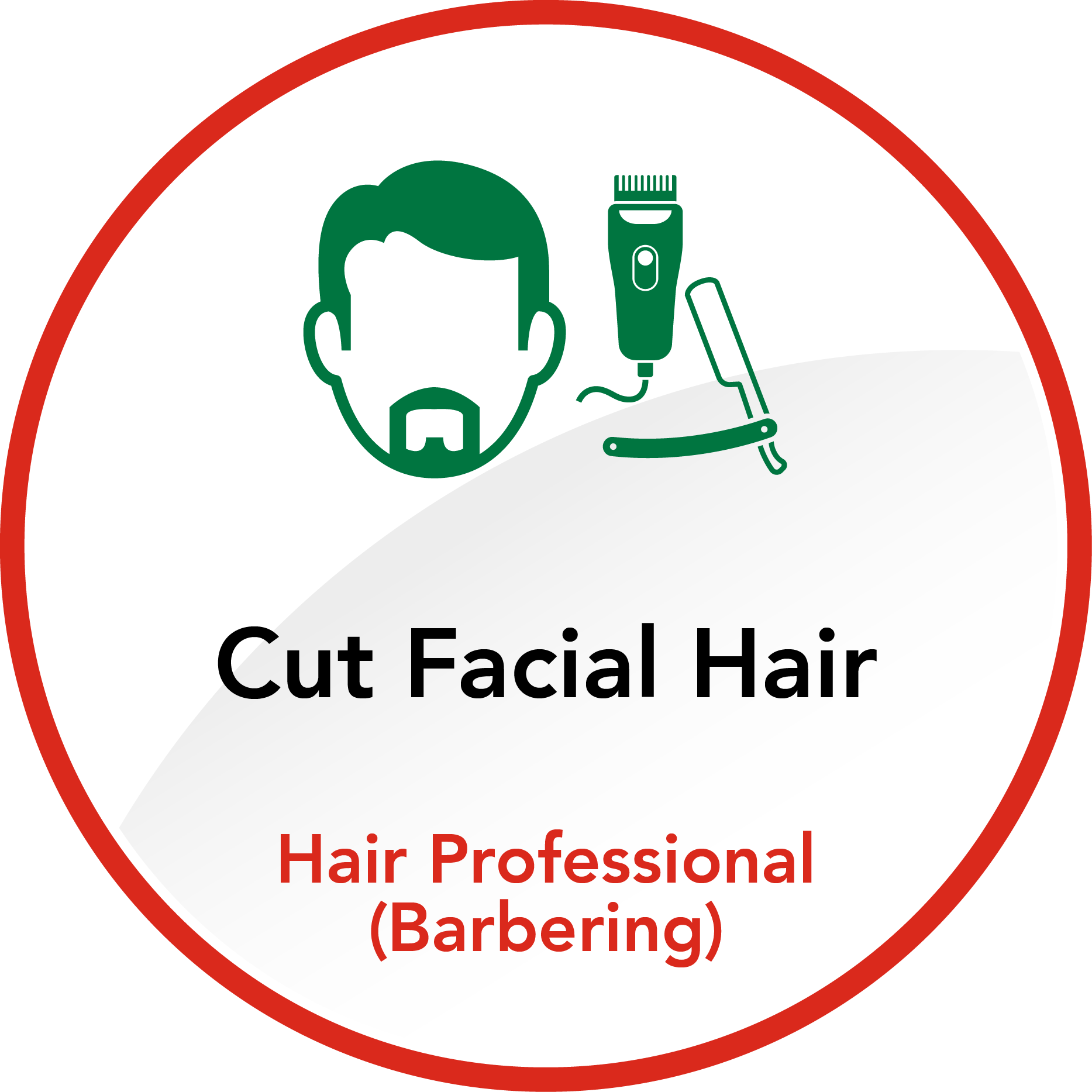 Barbering Facial Hair Trimming Icon PNG Image