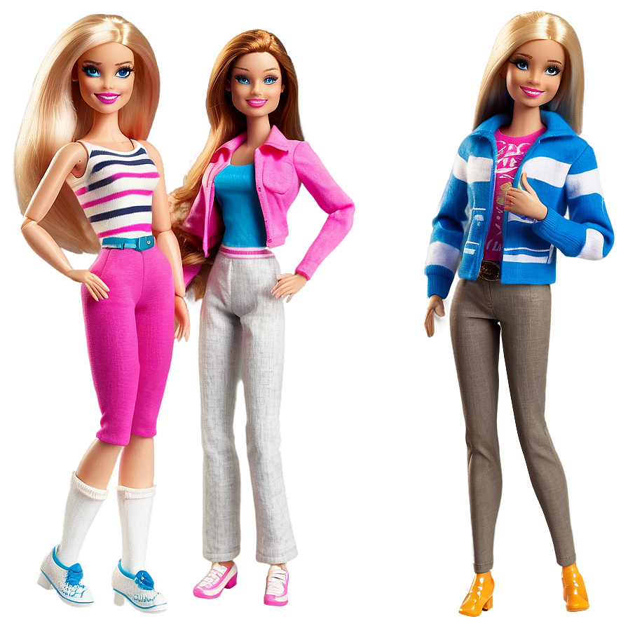 Barbie And Friends Png Tun80 PNG Image