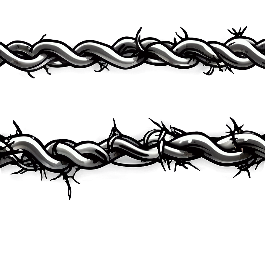 Barbwire Line Art Png 79 PNG Image