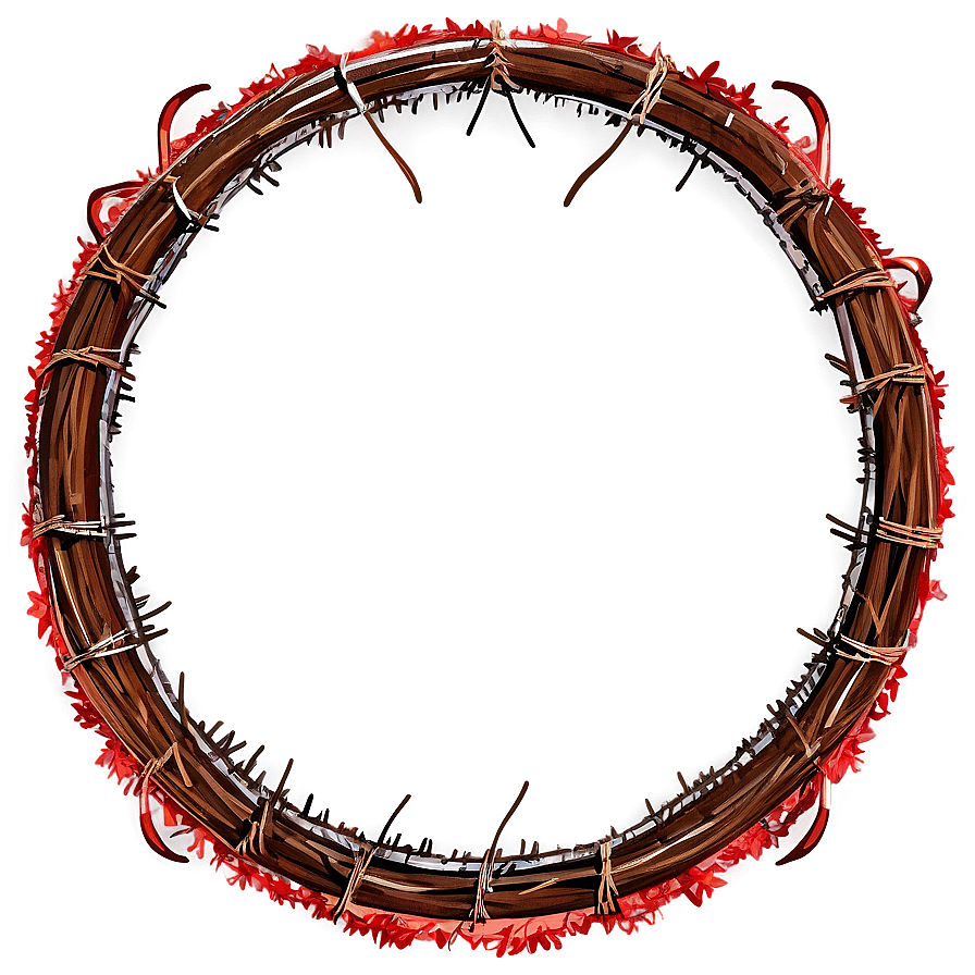 Barbwire Wreath Png Duh19 PNG Image