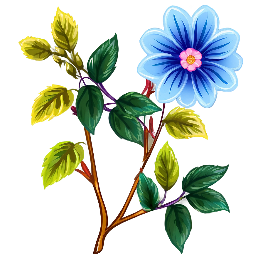 Bare Flower Illustration Png 95 PNG Image