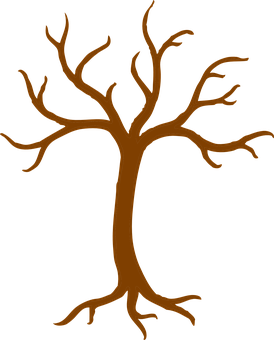 Bare Tree Silhouette PNG Image