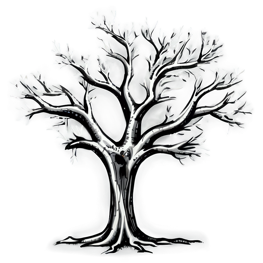 Bare Tree Sketch Png 62 PNG Image