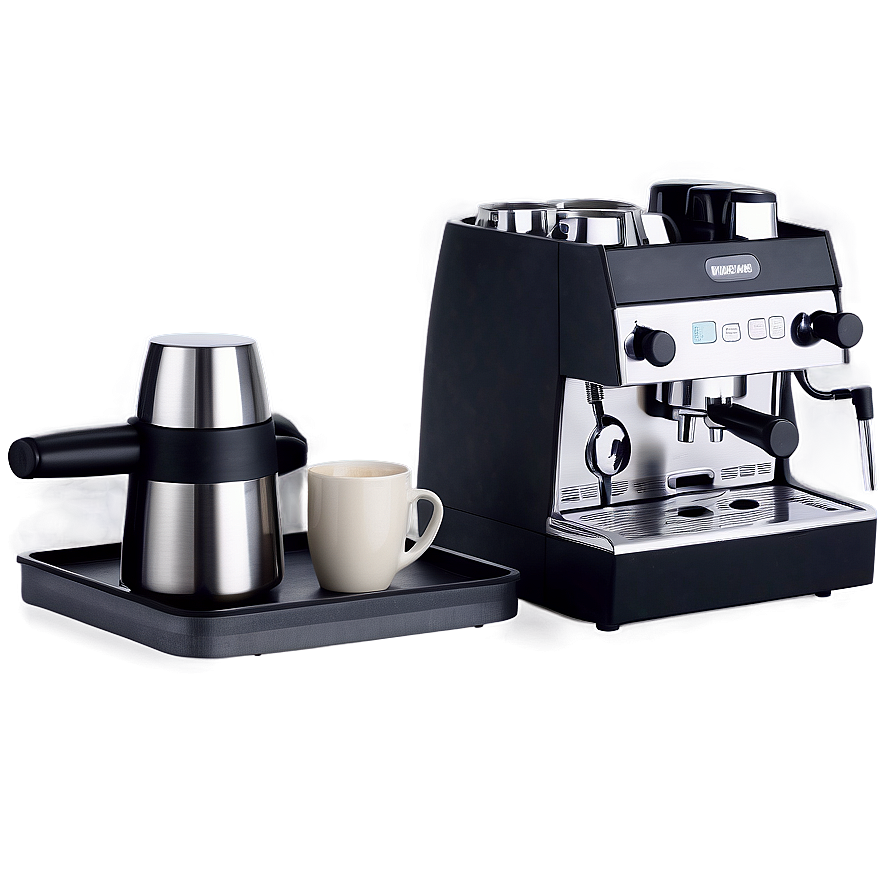 Barista And Espresso Machine Png Pii12 PNG Image