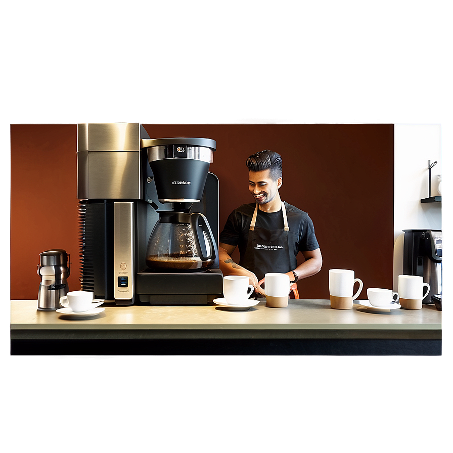 Barista Coffee Presentation Png 06272024 PNG Image