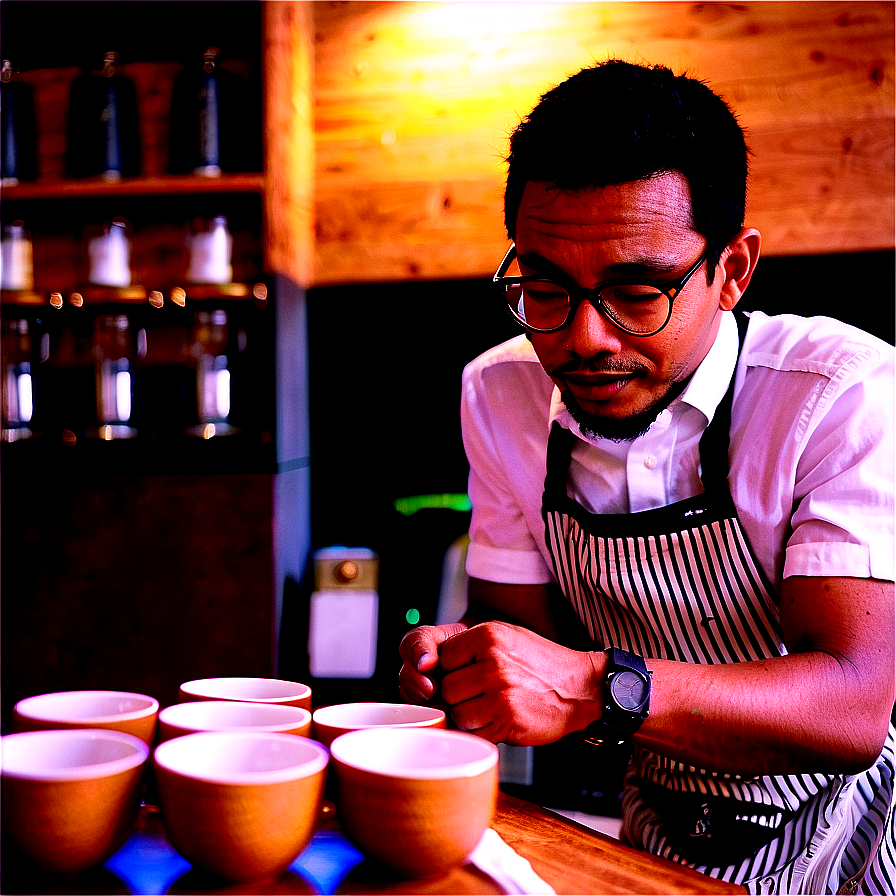 Barista Cupping Session Png Gfh PNG Image