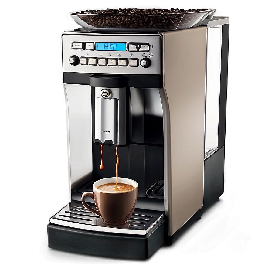 Barista With Coffee Machine Png Dtk3 PNG Image