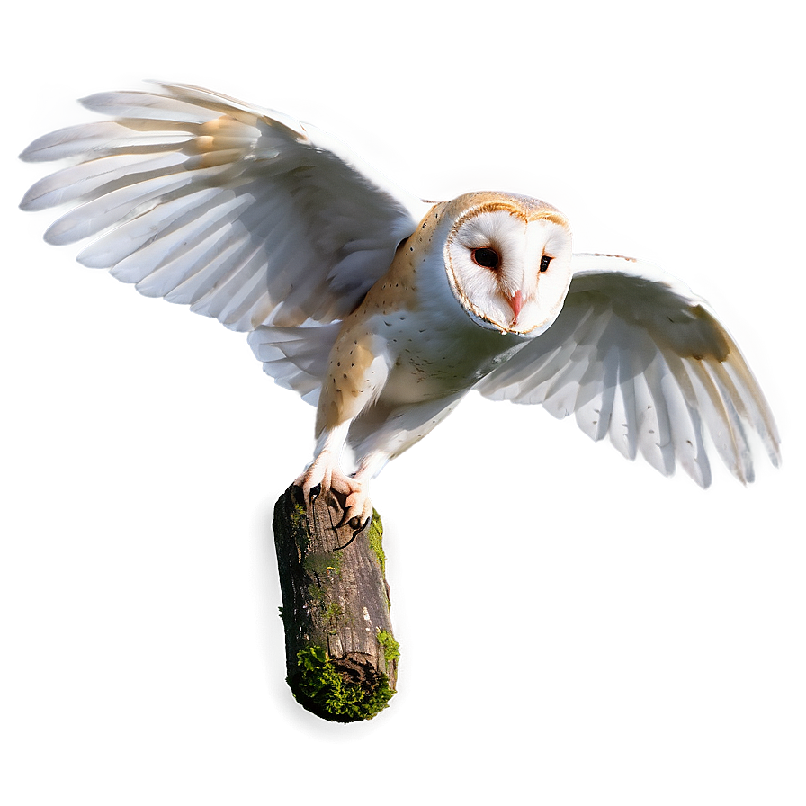 Barn Owl Hovering Png 06252024 PNG Image