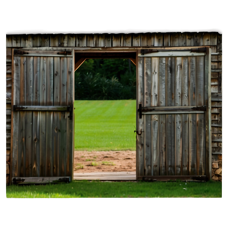 Barn With Open Doors Png Uim PNG Image