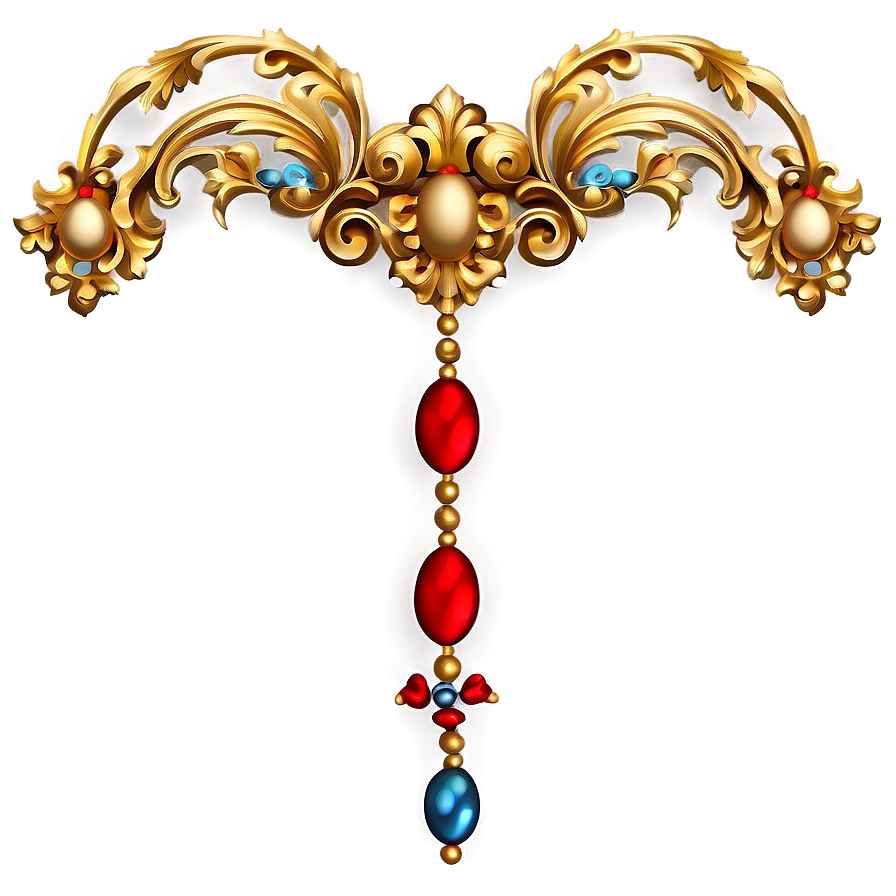 Baroque Decorative Line Png 05252024 PNG Image