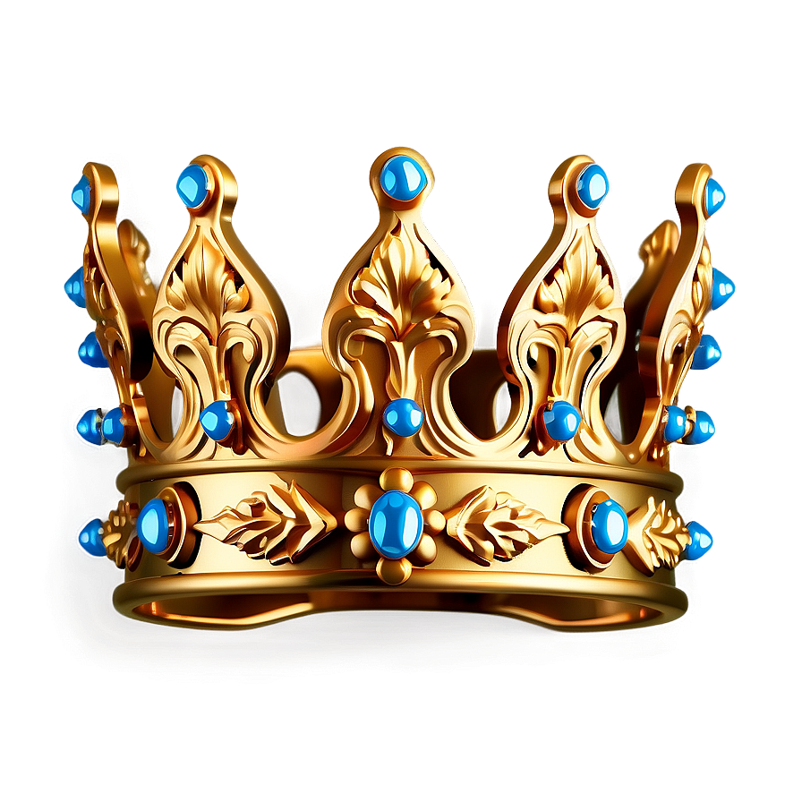 Baroque Golden Crown Png 06282024 PNG Image