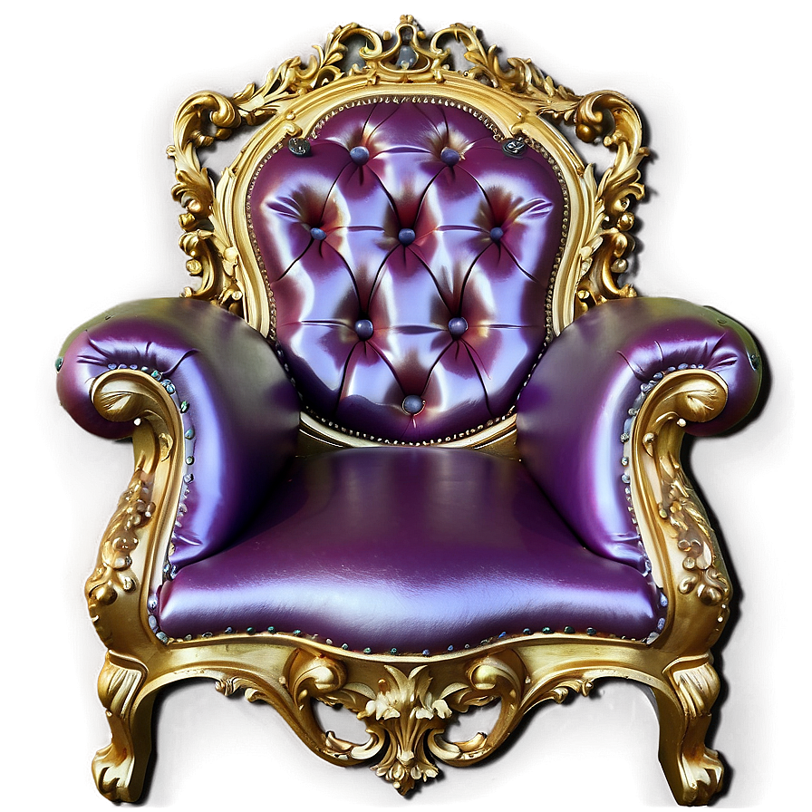 Baroque King Chair Png 06262024 PNG Image