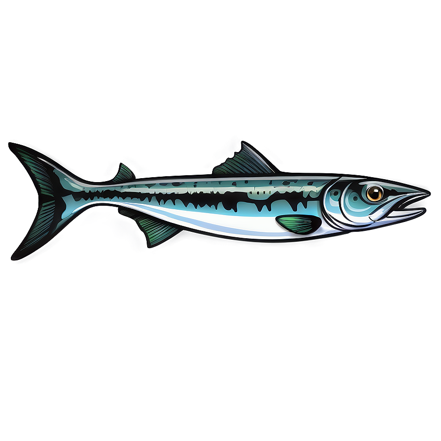 Barracuda Illustration Png Ovd85 PNG Image