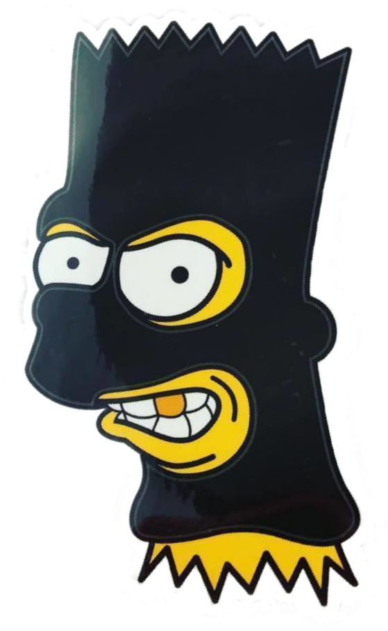 Bart Simpson Character Graphic PNG Image