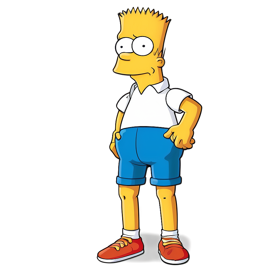 Bart Simpson Full Body Png Apm PNG Image