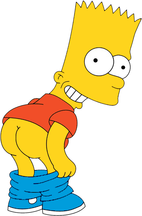 Bart Simpson Side Glance PNG Image