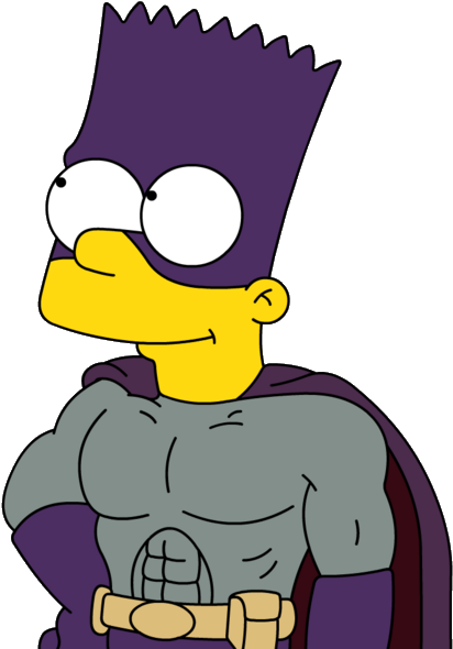 Bart Simpson Superhero Costume PNG Image