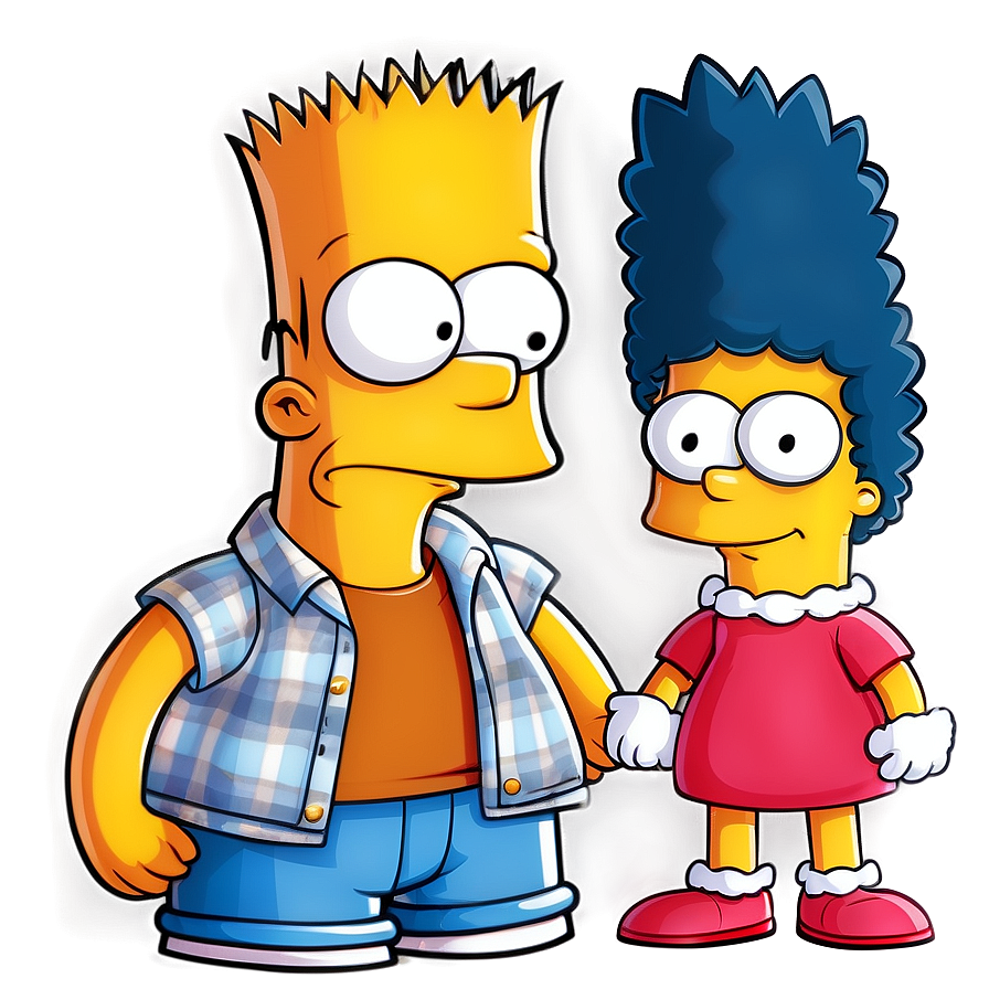 Bart Simpson With Friends Png 06242024 PNG Image