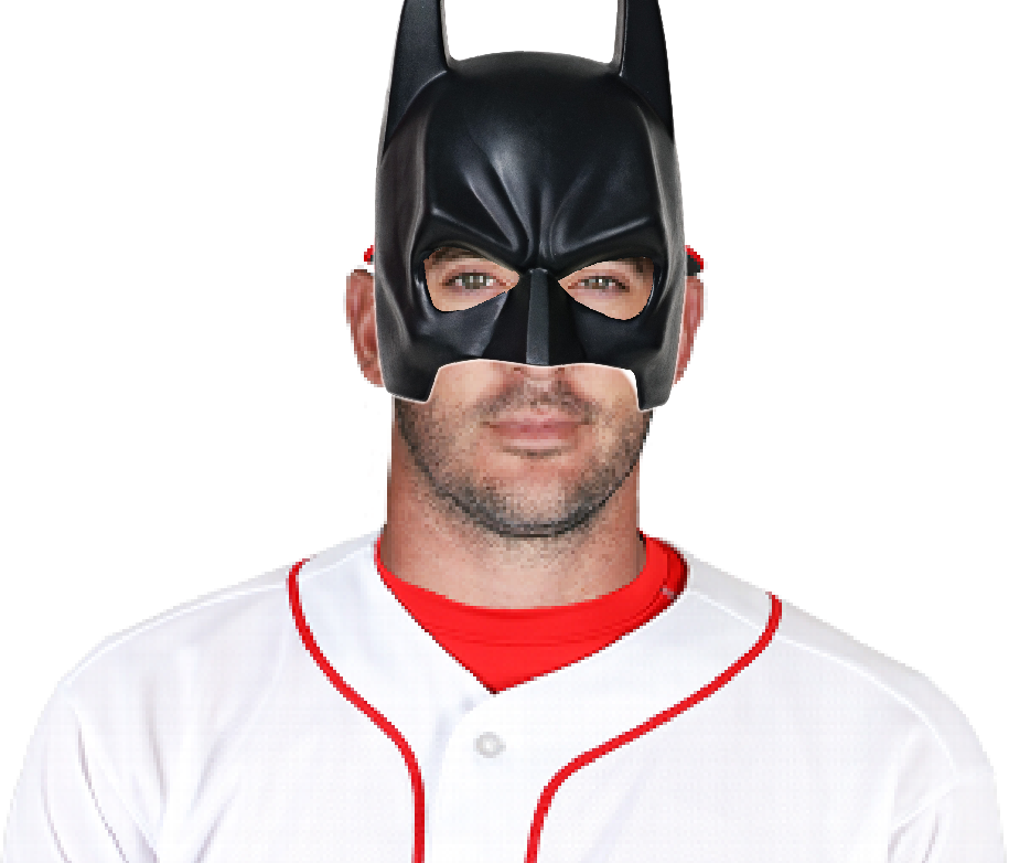 Baseball Batman Mask Fusion PNG Image