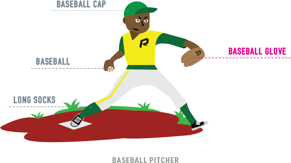 Baseball Pitcher Ready To Throw PNG Image