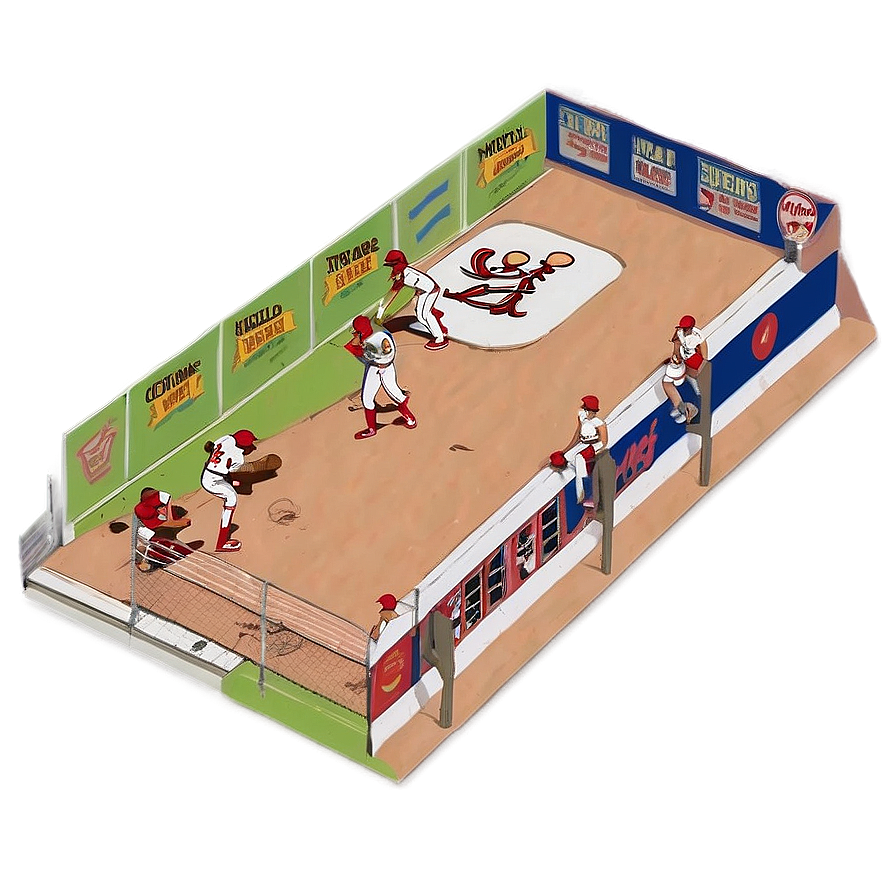 Baseball Stadium Bullpen Angle Png 27 PNG Image