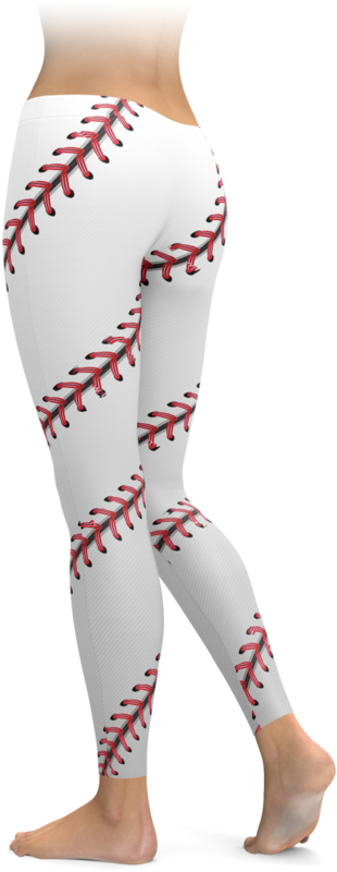 Baseball Stitch Leggings PNG Image